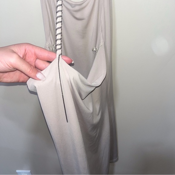 Boston Proper T-Back Dangle Chain Dress - Picture 6 of 7